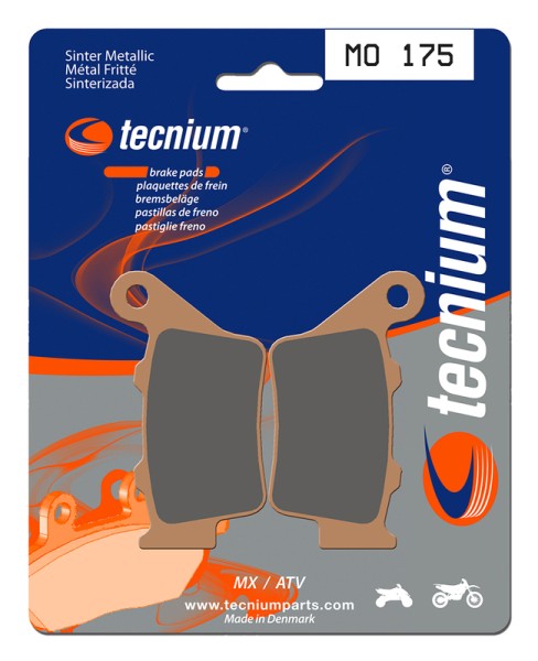 Tecnium MX/ATV sintered metal brake pads - MO175