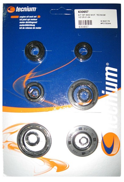 Tecnium set of engine oil seals