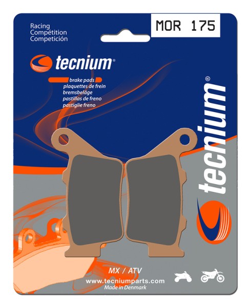 Tecnium Racing MX/ATV sintered metal brake pads - MOR175