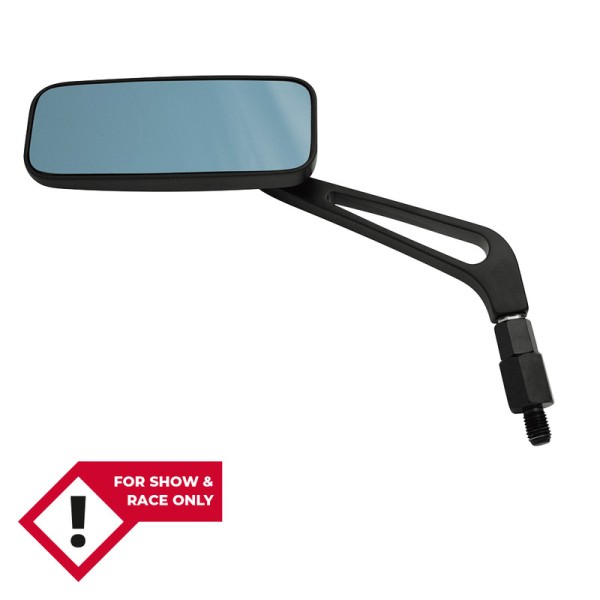 HIGHSIDER smart handlebar mirror black rectangular (pair)