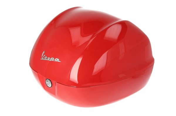 Vespa Top Case 32L, Glossy Red 894, without backrest