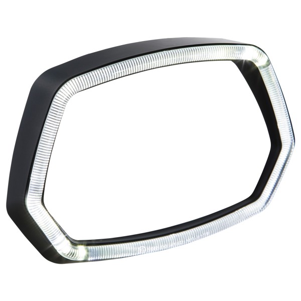Lamp ring black matt LED light ring for Vespa Sprint 125/150cc 4T ('13-'18)