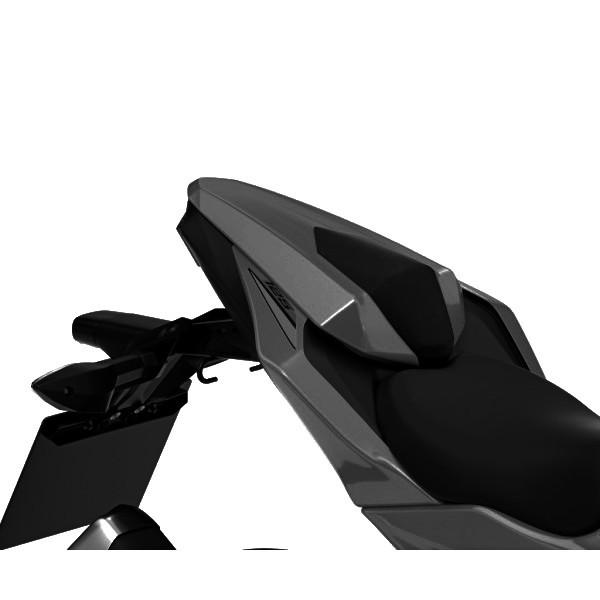 Pillion seat cover "Metallic Flat Spark Black" (739) for Kawasaki Ninja /Z 125