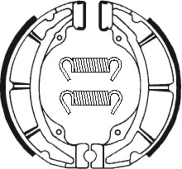 Tecnium Scooter/Street/Off-Road Organic Brake Shoes - BA103