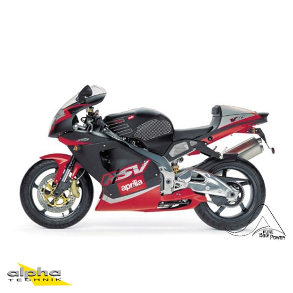 Stompgrip schwarz, Volcano, Aprilia RSV1000(R) /Tuono 1000