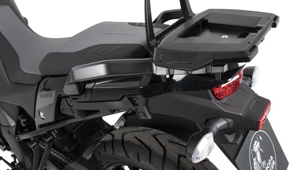 Alurack Topcaseträger for original luggage bridge for Suzuki V-Strom 1050 / XT (20-) Hepco & Becker