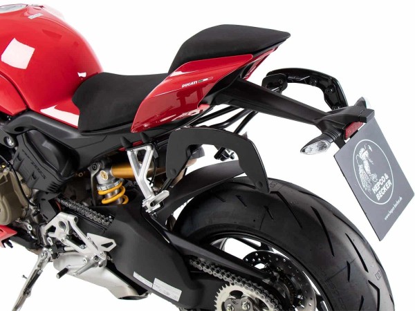 C-Bow side carrier black for Ducati Streetfighter V4 /S (20-24) Hepco & Becker
