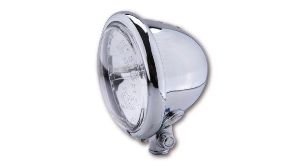 HIGHSIDER smart 4 1/2 inch driving lamp Bates Style chrome E-approved (1pc)