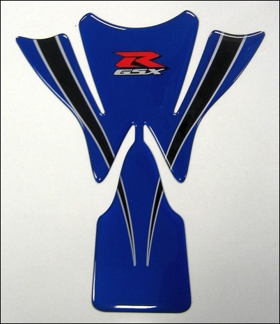 Tankpad, Blue for Suzuki GSX-R1000 BJ. 2005 - 2006/ 2007-2008/ GSX-R750 BJ: 2004-2005/ GSX-R750 BJ.