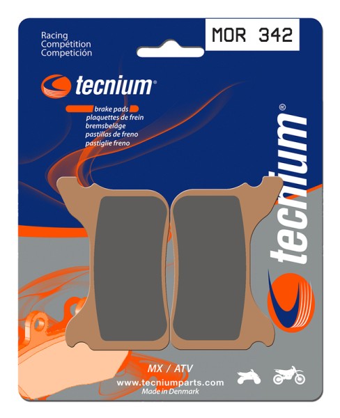 Tecnium Racing MX/ATV sintered metal brake pads - MOR342