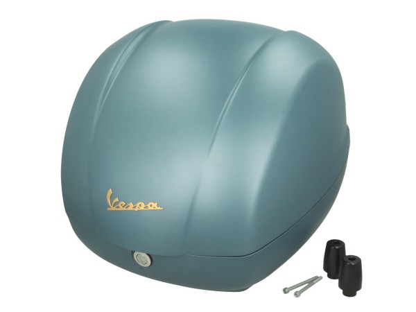 Vespa Top Case 36L Blue Without Back Pad Blue Officina 8 (D31)