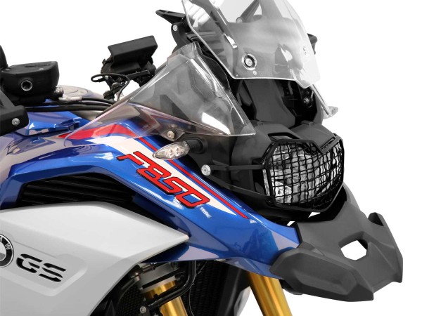 Lamp protection grille black for BMW F 850 GS Adventure Hepco & Becker