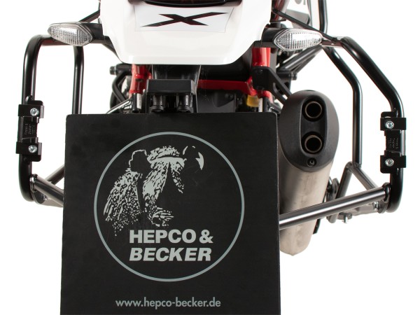 Side case carrier cutout for Ducati Desert X Rally (24-) Hepco & Becker