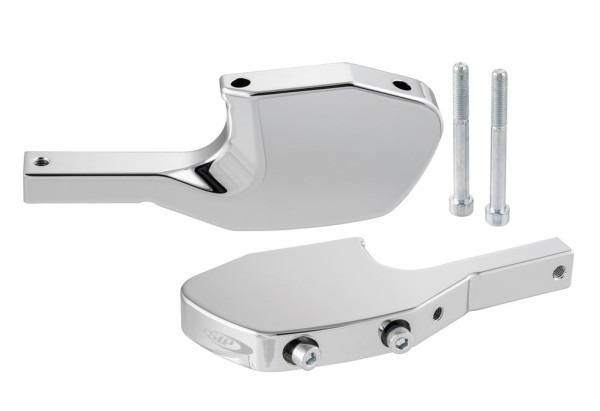 Footrest adapter pillion for Vespa GTS/GTS Super/GTV/GT 60/GT/GT L 125-300ccm, chrome