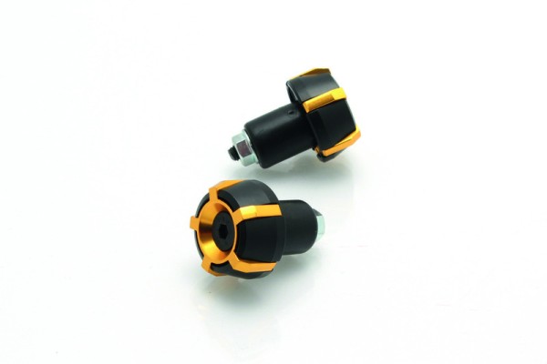 Handlebar ends BIHR Spark Ø18mm black/gold