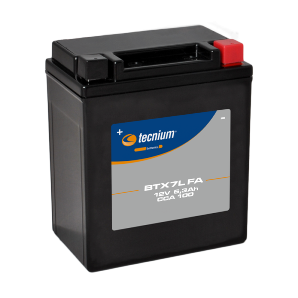 Tecnium maintenance-free battery activated at the factory - BTX7L
