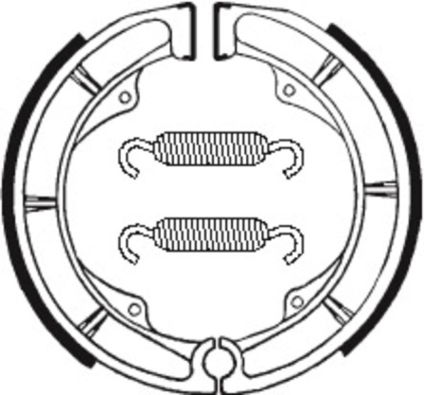 Tecnium Street/ATV Organic brake shoes - BA018