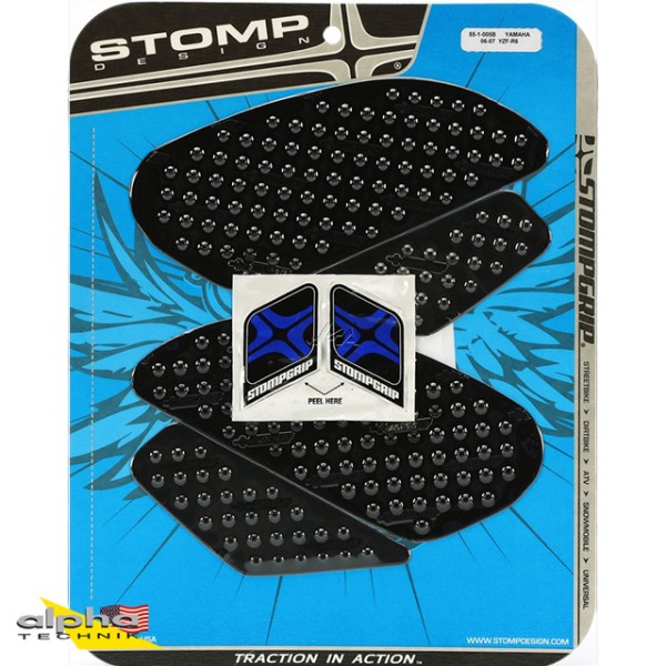 Stompgrip schwarz, für Yamaha, YZF-R6, 2006-2007
