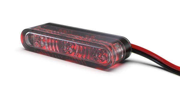 HIGHSIDER pro Star-MX1 Pro module LED rear light, brake light, blinker black/toned 3in1, E-approved (pair)