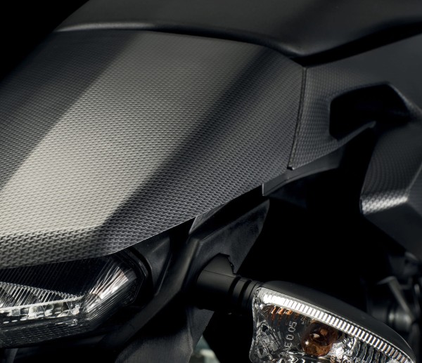 Rear fairing, black, carbon look for RX50 Factory, SX50, SX50 Factory, Motard