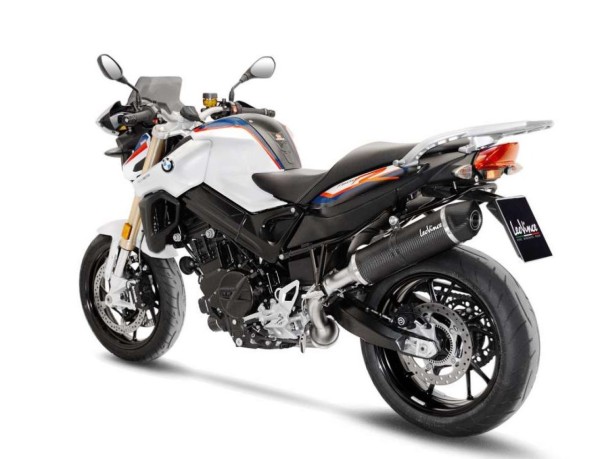 LeoVince exhaust system LV One Evo for BMW F 800 GT /R, carbon, slip on, Euro4, E-certificate