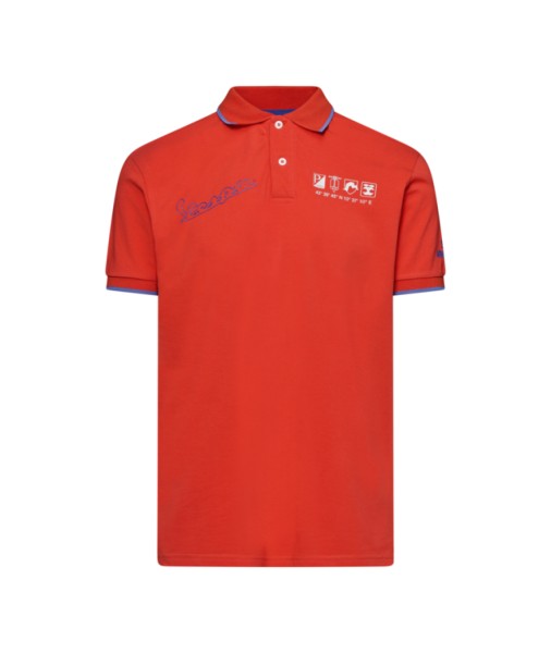 Vespa Polo Shirt, Flame Orange, DEC Collection