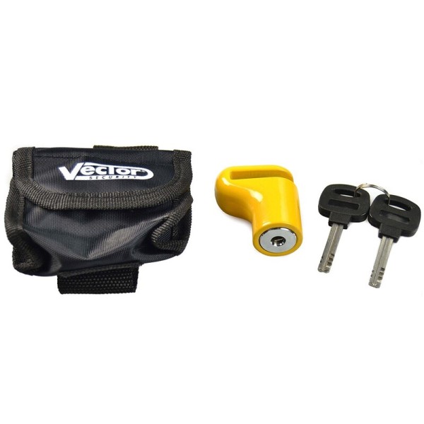 VECTOR Disc Mini Brake Disc Lock - Ø5mm Yellow