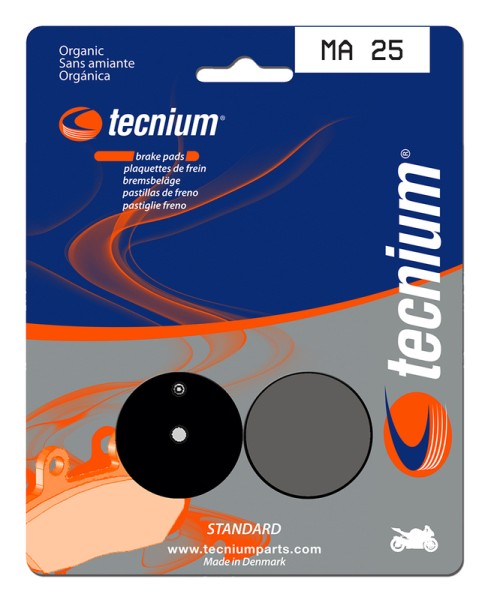 Tecnium Street Organic Brake Pads - MA25