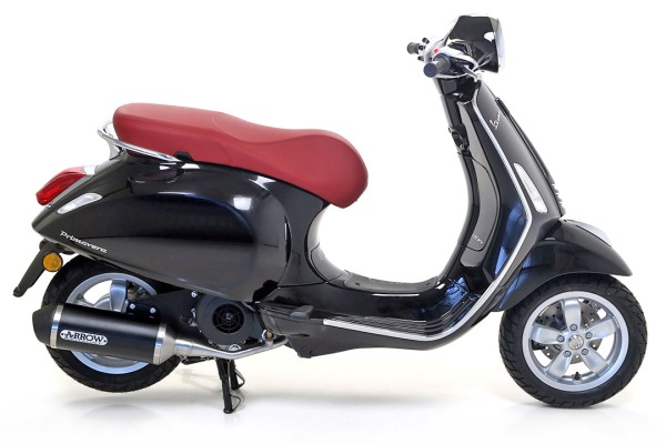 ARROW Auspuff DARK URBAN für Vespa Primavera I-GET 125 Modelljahr 2017-