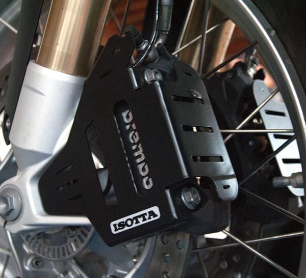 Brake caliper guard for the front brakes for BMW R 1200 GS LC (13-16), aluminum, black