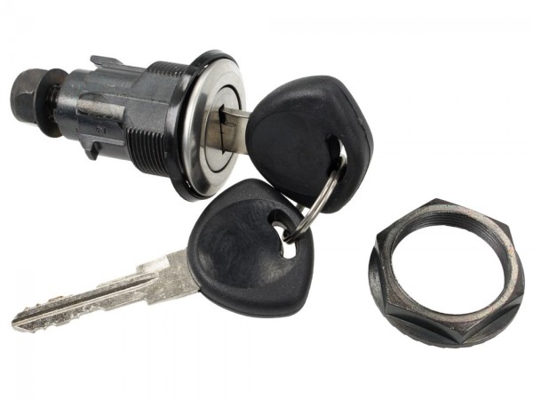 Replacement lock for original Piaggio and Vespa top cases