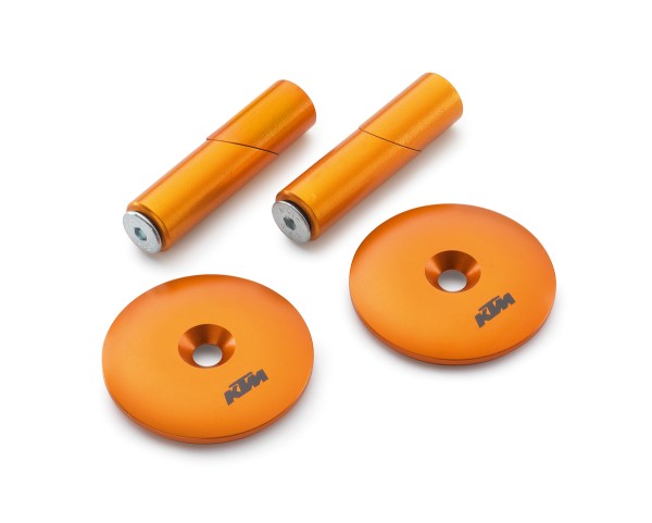 KTM swingarm pin cover kit CNC Orange for 1050,1090,1190,1290 Super Duke R / GT Adventure