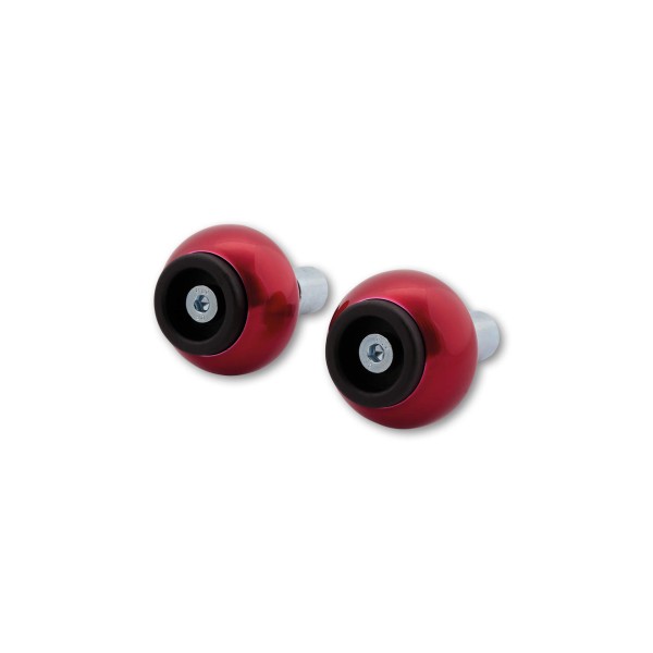 LSL Lenkergewicht Crash Ball Classic, für Lenker mit 14 mm Innendurchmesser (Alu-Lenker), rot