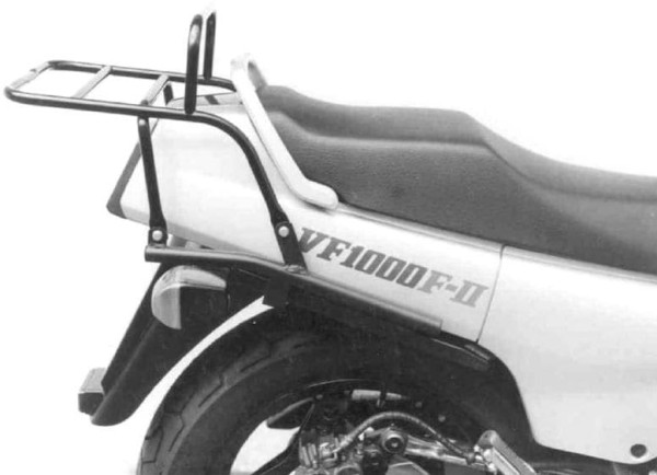 Tubular luggage rack top case carrier black for Honda VF 1000 F (85-88) Original Hepco & Becker