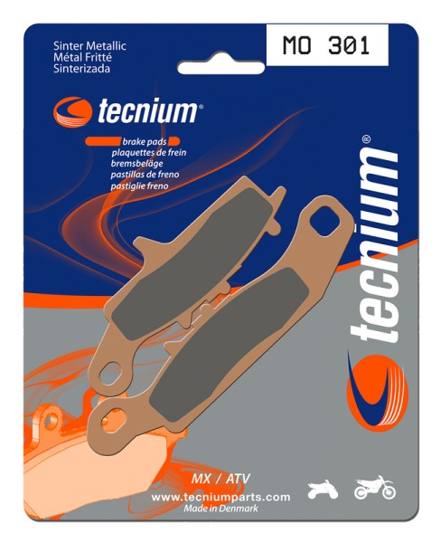 Tecnium MX/ATV sintered metal brake pads - MO301