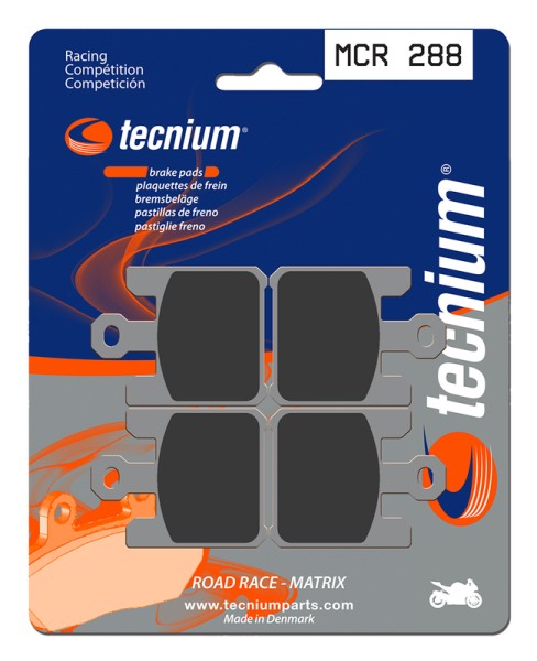 Tecnium Racing sintered metal carbon brake pads - MCR288