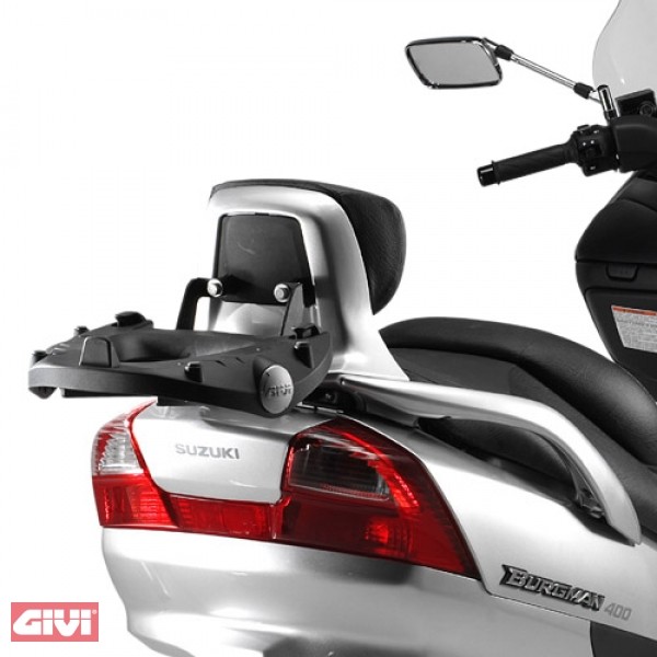 Givi topcase rack black for Suzuki Burgman K3-K6 250-400 Bj. 03-06