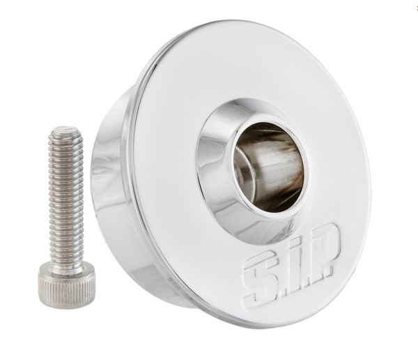 Mounting kit for handlebar end mirrors without handlebar end weights, MK II, chrome