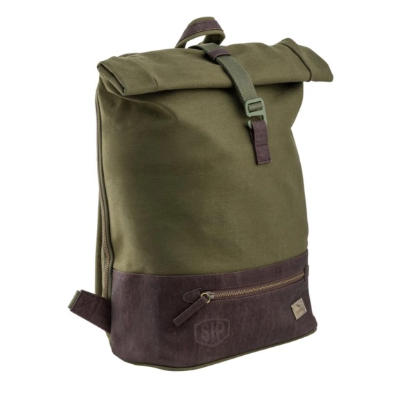 Bag "Classic" for luggage compartment / glove compartment Vespa, nylon, tobacco brown