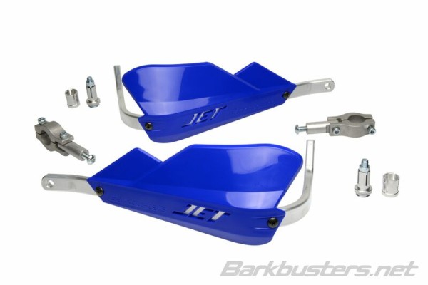 Barkbusters Jet handguard two-point attachment straight Ø22mm blue