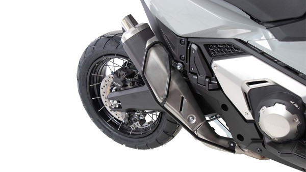 Protection bar for rear silencer black for Honda X-ADV 750 (21-24) Hepco & Becker