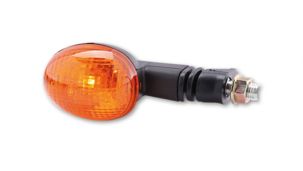 HIGHSIDER Smart Mini bulb blinker housing black / lens orange (pair), front & rear