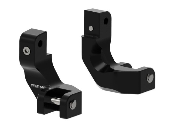 Passenger footrest relocation kit for Moto Guzzi V100 Mandello S