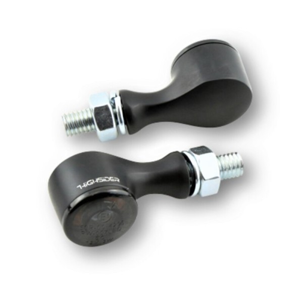 HIGHSIDER pro Apollo Classic LED indicator/position light black/tinted 2in1, E-approved (pair)