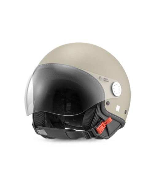 Vespa Open-Face Helmet, Vespa Long-Visor, Matte Beige (598)