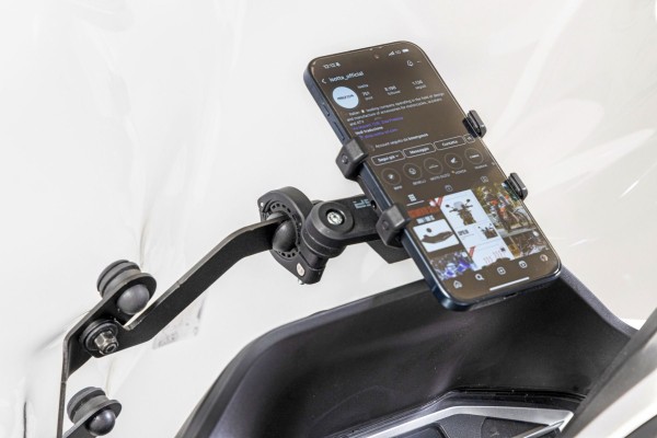 Smartphone holder plate for Honda PCX 125 (25-)
