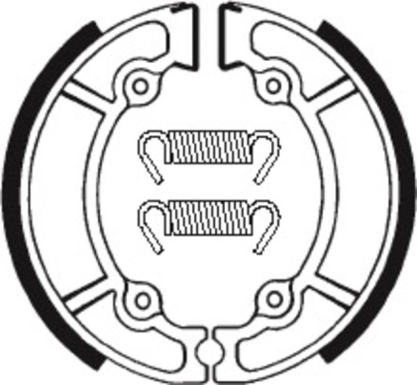 Tecnium Off-Road Organic Brake Shoes - BA102
