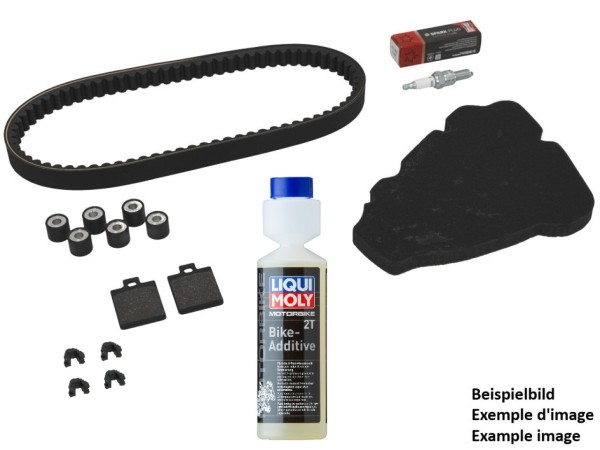 Premium inspection kit (OEM) with brake pads + additive Vespa Primavera 50 2T 2013-2017