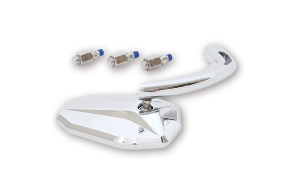 HIGHSIDER pro mirror Victory chrome (pair)