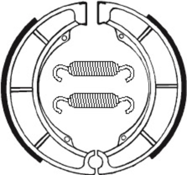 Tecnium Street/ATV Organic brake shoes - BA098